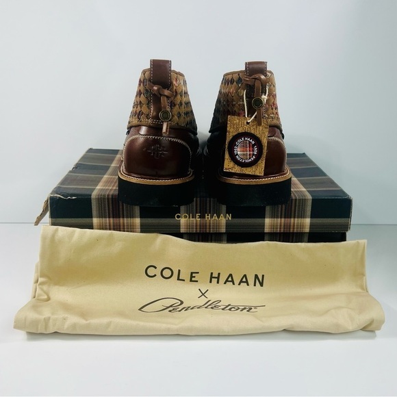 Cole Haan x Pendleton American Classics Leather Chukka Boots Men’s Size 9 main image 6